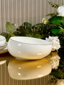 ZELLERFELD MOON Blanc avec liseré doré Service de table 27 pièces 6 personnes - Bella Home