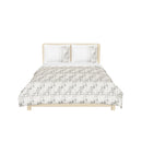 KARACA HOME TALOS  Parure de lit 100% coton 2 personnes noir  KARACA HOME TALOS  Siyah  çift kişilik %100  pamuk nevresim takımı  KARACA HOME TALOS  Schwarzer Doppel-Bettbezug aus 100% Baumwolle