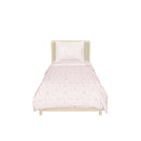 KARACA HOME FIZZY Set de  parure de lit avec couvre-lit rose 1 personne