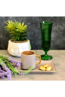 ACAR ANGLED Set de 6 tasses à café en porcelaine