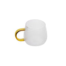 KARACA PETEK Lot de 2 Mugs en verre borosilicate 400 ml