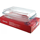 Pasabahce-plateau-rectangulaire-Pyrex-avec-couvercle Dikdörtgen Tepsi Kapaklı 33 x 19 cm