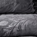 KARACA HOME  MADELIN  Set de couvre lit anthracite  2 personnes KARACA HOME  MADELIN  Antrasit embos çift kişilik yatak örtüsü set KARACA HOME MADELIN  Anthrazitfarbene Embos-Doppelbettdecke 